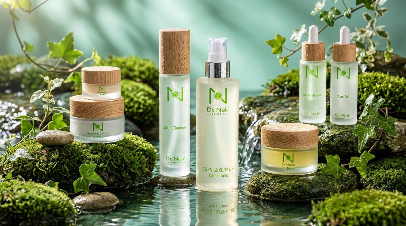 Pflegeserie von Dr. Nek Cosmetics – Green Luxury Line